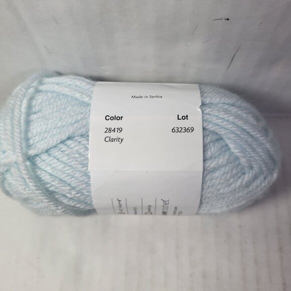 Lot of 10 Mini Skeins Knit Picks Brava Blue & Green Worsted Weight Yarn - Picture 4 of 16